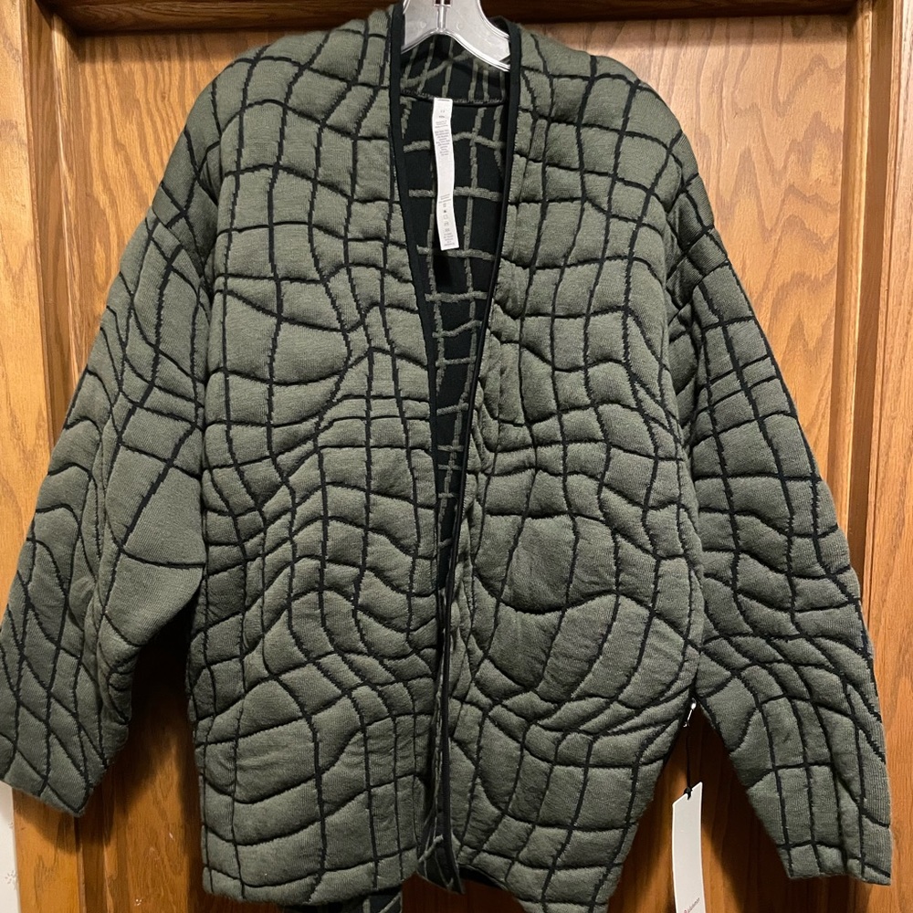 Lululemon Insulated Oversized Jacquard Cardigan Jacket